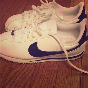 Kids White Nike Shoes